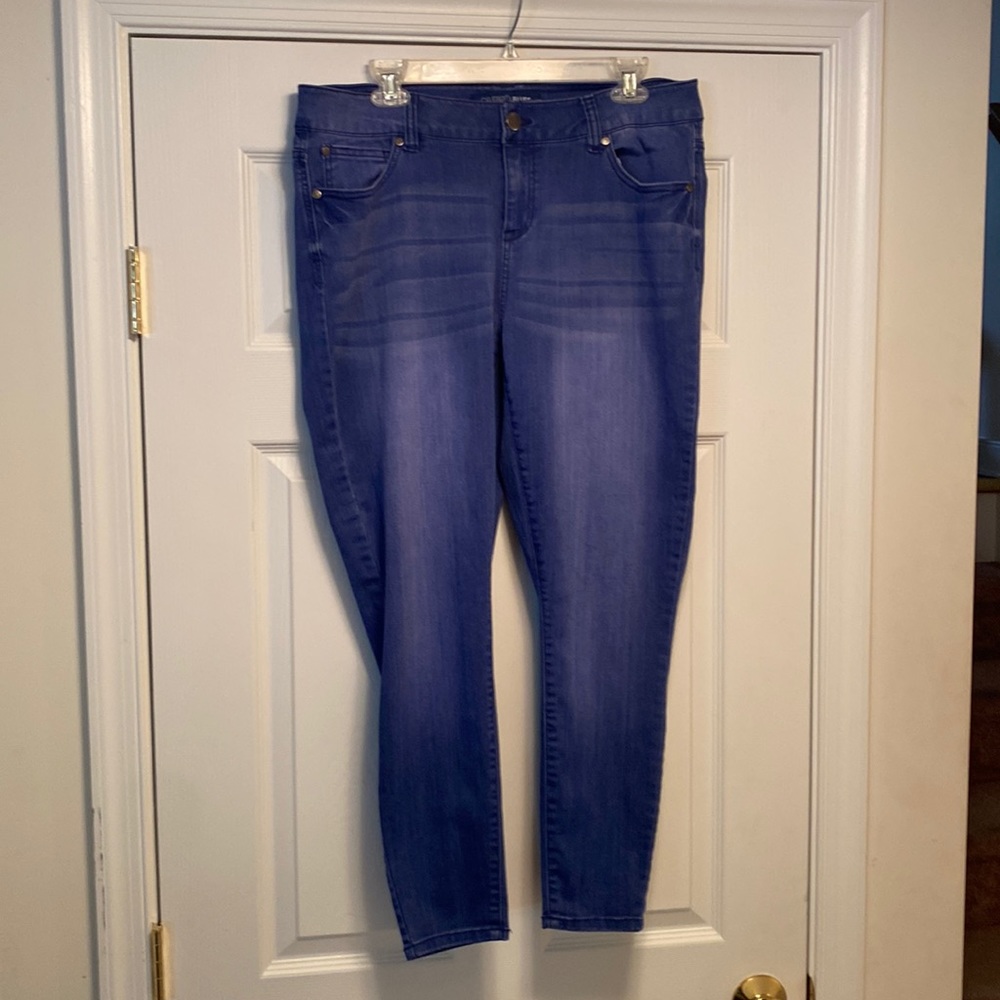 New Celebrity Blues Skinny Leg Jeans…size 16W